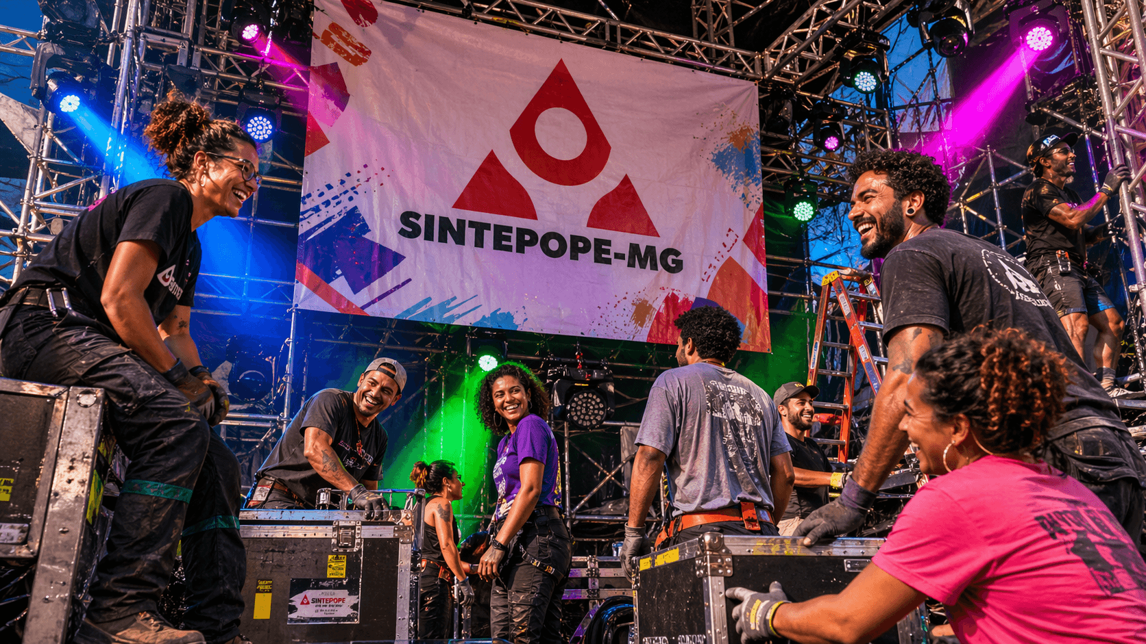 Profissionais de eventos em atuação colaborativa